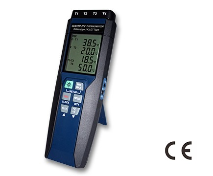 CENTER378四通道温度计(K/J/E/T型)